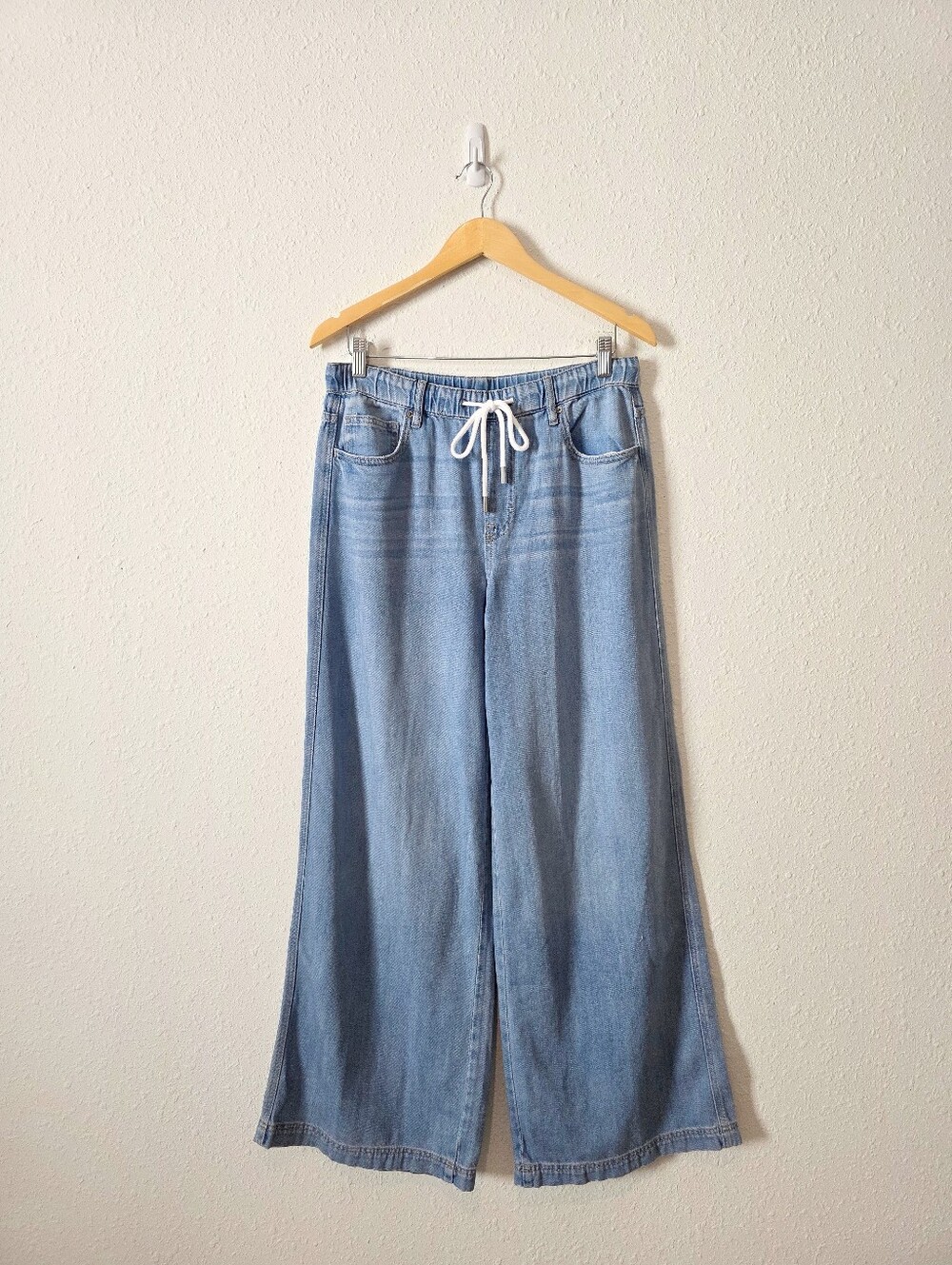 NEW Hidden Wide Leg Relaxed Drawstring Jeans 26